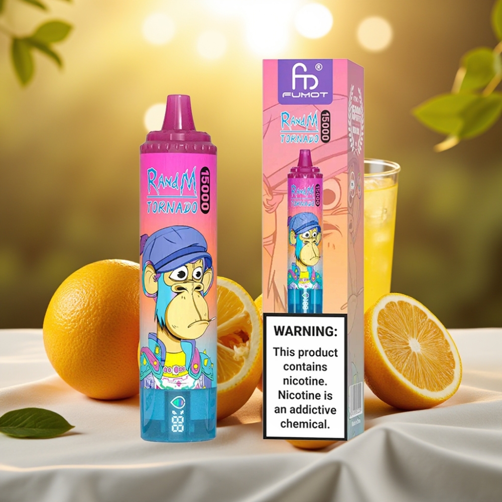 Fumot RandM Tornado 15000 Puffs Citronnade - 25ml, 850mAh, Type-C