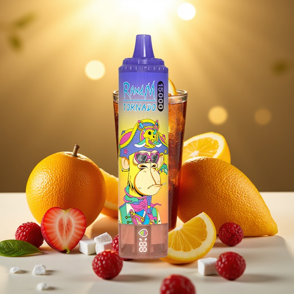 Fumot RandM Tornado 15000 Puffs Cola Glacée 25ml 850mAh Mesh Coil