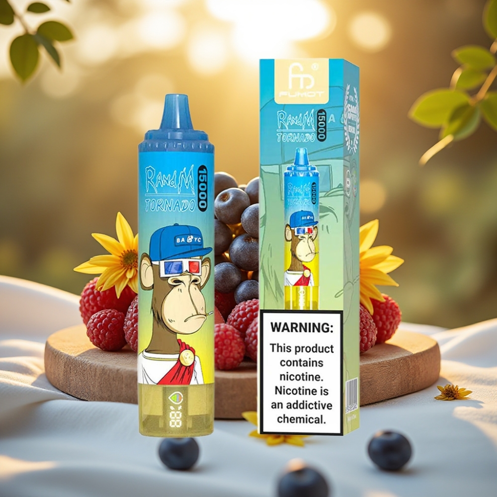 Fumot RandM Tornado 15000 Puffs Mr Bleu - 25ml, 850mAh, Mesh Coil