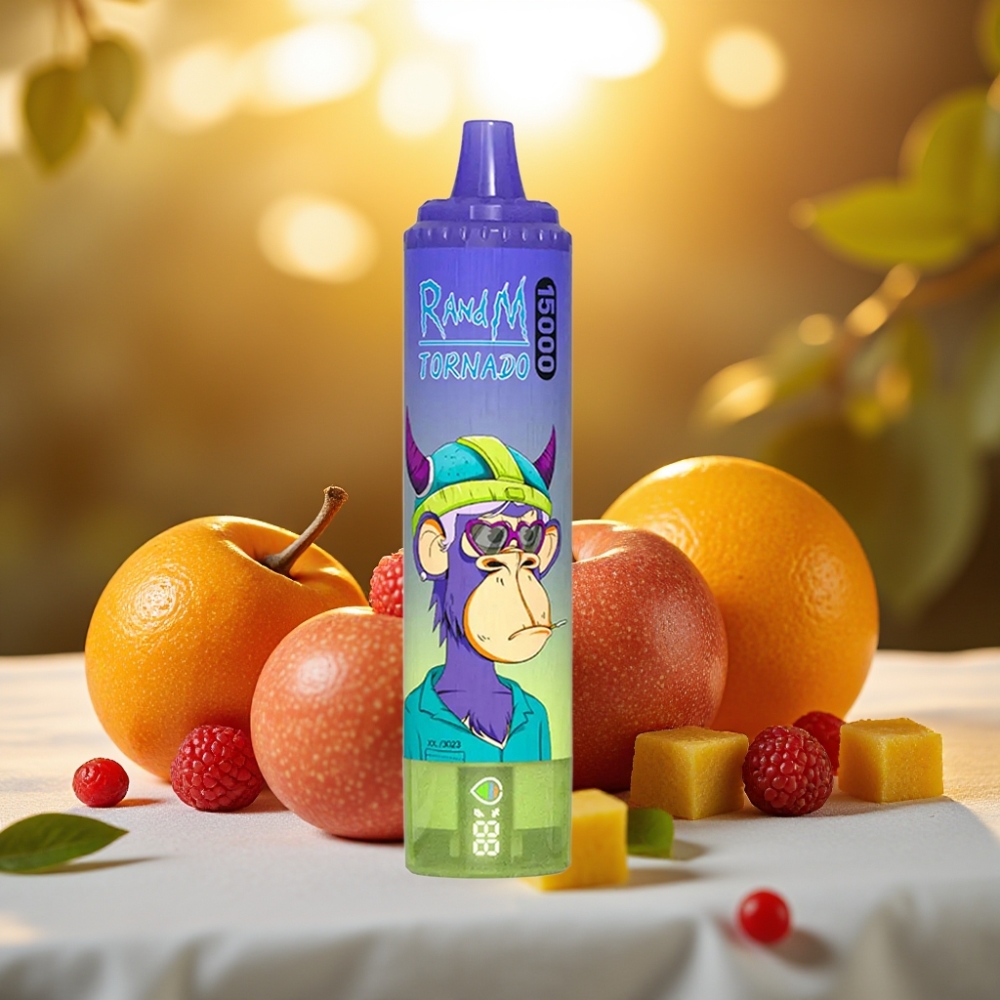 Fumot RandM Tornado 15000 Puffs Vimto 25ml 850mAh Type-C LCD