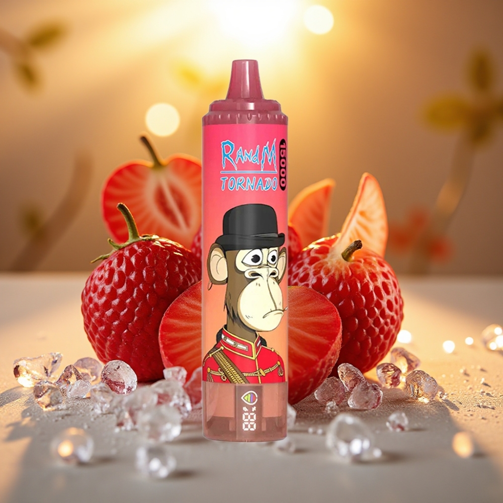 Fumot RandM Tornado 15000 Puffs Énergie Rouge Glacé 25ml 850mAh Mesh 0.9 Ohm