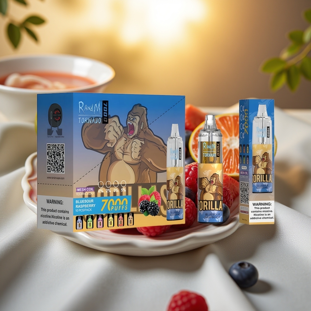 Fumot Tornado 7000 Disposable Framboise Aigre-Douce 14ML 850MAH Mesh Type-C