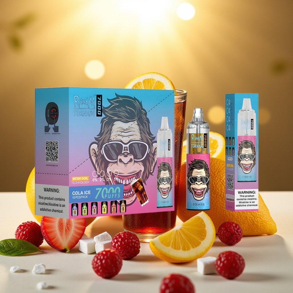 Fumot Tornado 7000 Glace Cola 14ML 850MAH Mesh Coil Type-C