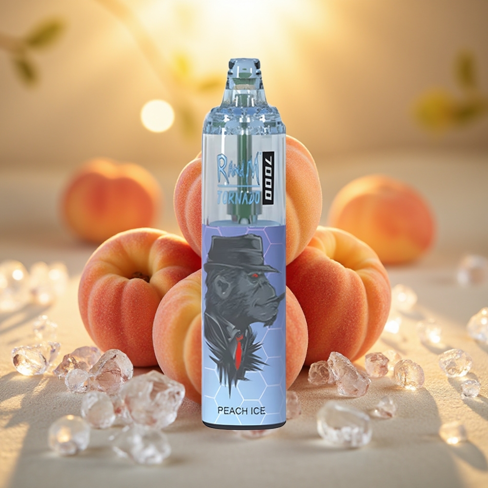 Fumot Tornado 7000 Pêche Glacée 14ML 850MAH Mesh Type-C RGB Air-Adjustable