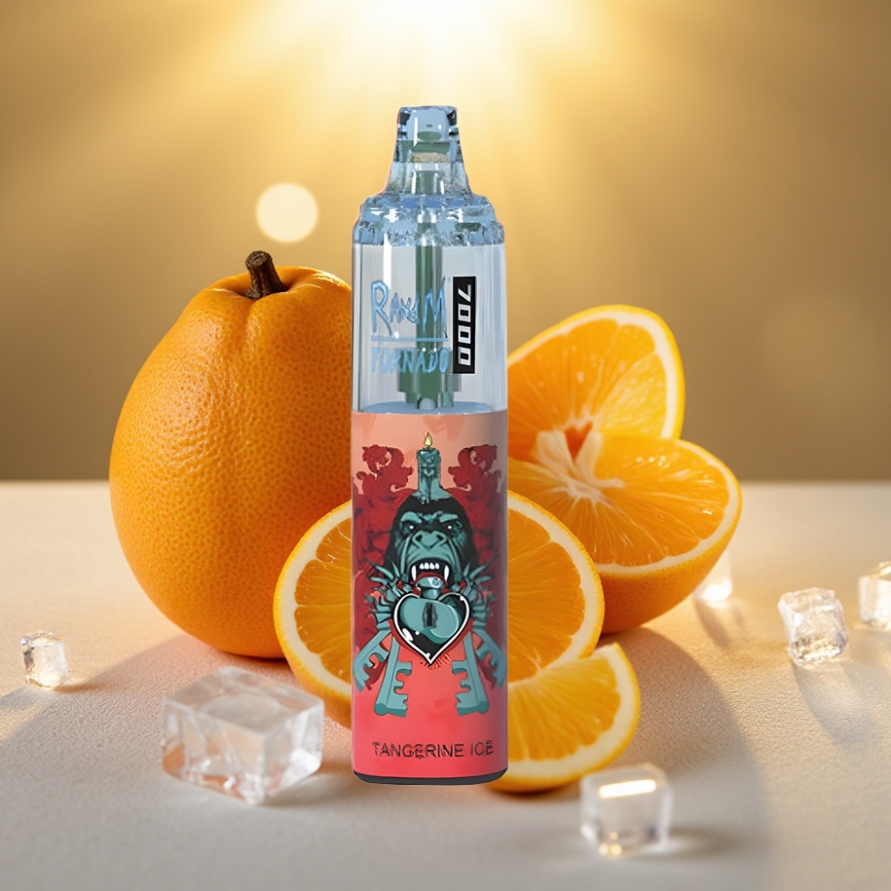 Fumot Tornado 7000 Puffs 14ML 850MAH Type-C Tangerine Glacé