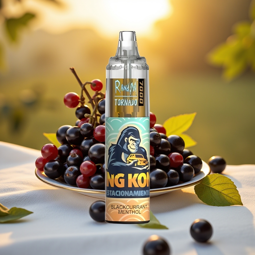 Fumot Tornado 7000 Puffs Blackcurrant Menthol 14ML 850MAH Air-Adjustable