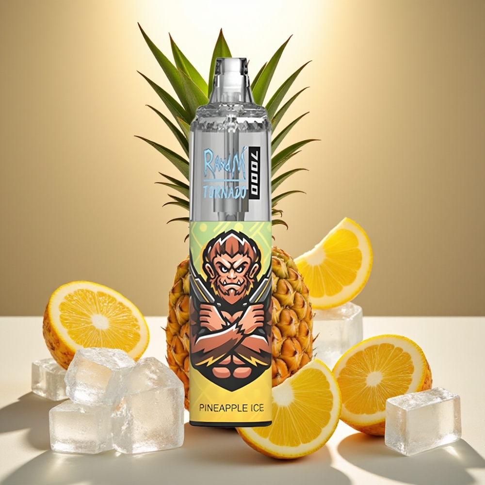 Fumot Tornado 7000 Puffs Disposable Vape Ananas Glace 14ML 850MAH Type-C