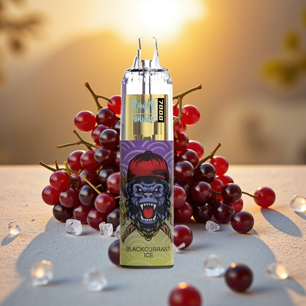 Fumot Tornado 7000 Puffs Disposable Vape Cassis Glacé 14ML 850MAH Mesh Coil Type-C