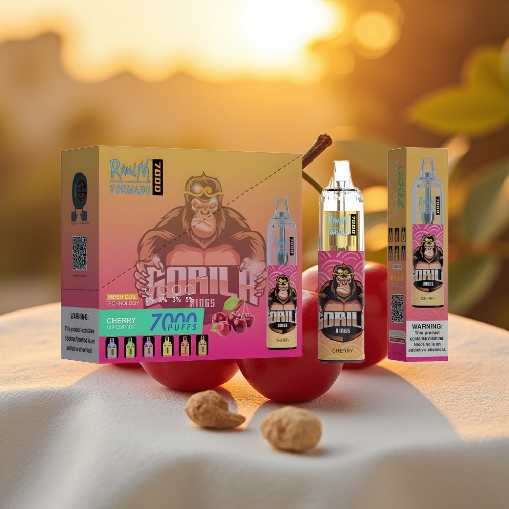 Fumot Tornado 7000 Puffs Disposable Vape Cerise 14ML 850MAH Type-C Air-Adjustable