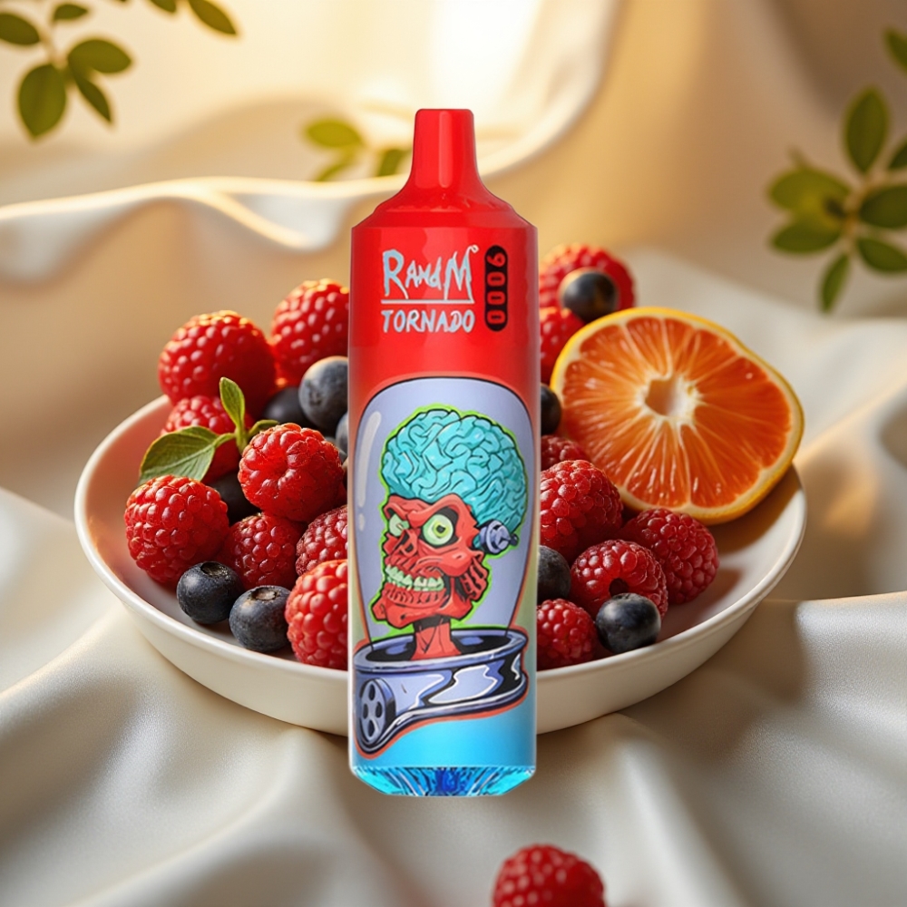 RandM Tornado 9000 Puffs - 18 mL, 850 mAh, Baies Mixtes