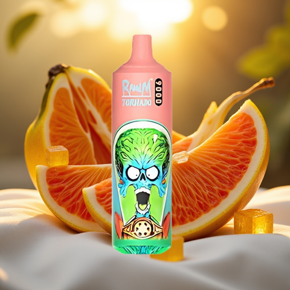 RandM Tornado 9000 Puffs - Ourson Gélifié, 18 mL, 850 mAh, Affichage RGB