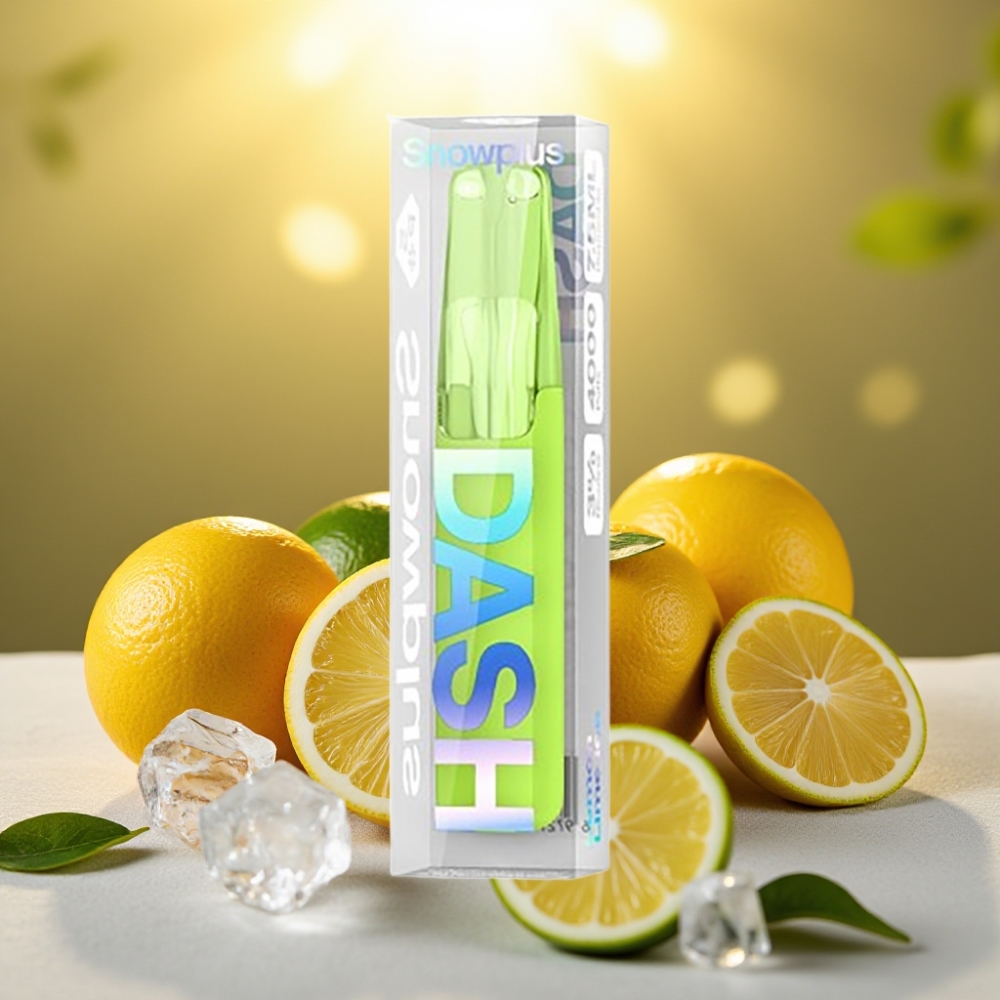Snowplus Dash 4000 Puffs Disposable Device Citron Vert Glacé 7,5 ml 4000 bouffées