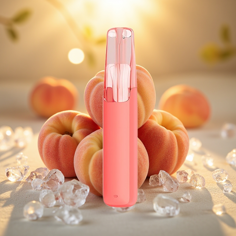 Snowplus Dash 4000 Puffs Disposable Device Pêche Glacée - 4000 Puffs, 7.5 ml, 5% Nicotine