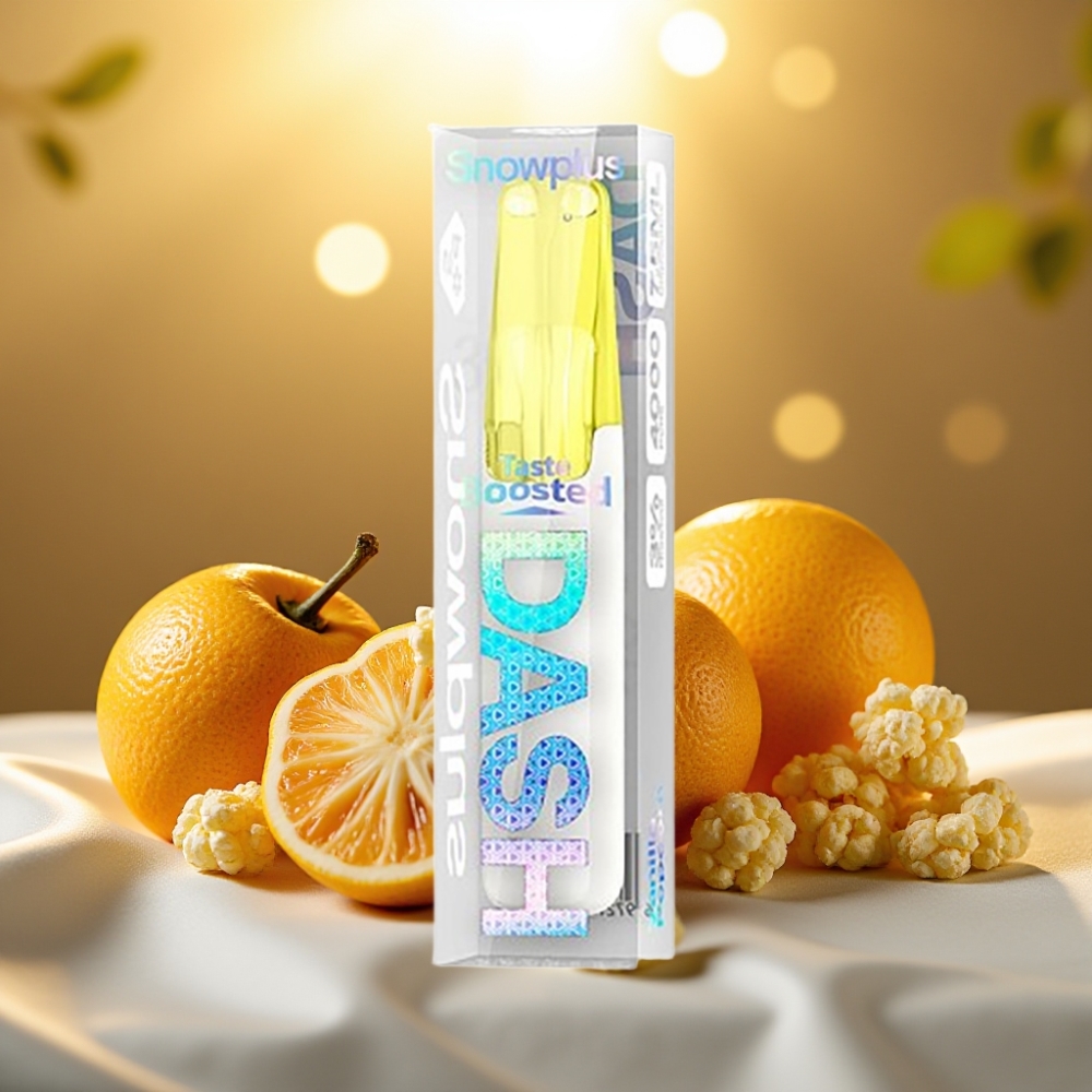 Snowplus Dash 4000 Puffs Disposable Vanille Popcorn - 7,5 ml, 530 mAh