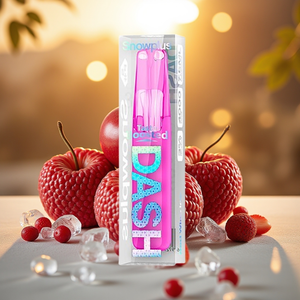 Snowplus Dash Dispositif Jetable 4000 Puffs Vin Rouge Glacé - 7,5 ml, 530 mAh