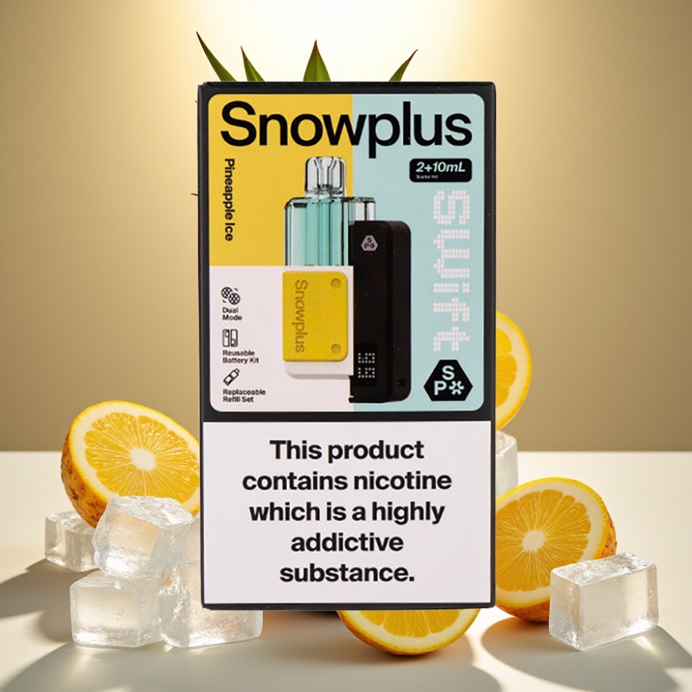 Snowplus Swift 5000 Puffs Prefilled Pod Kit Ananas Glacé - 1000 mAh, 2+10 ml
