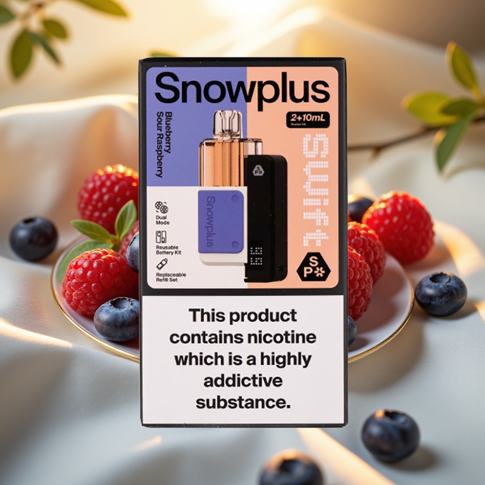 Snowplus Swift 5000 Puffs Prefilled Pod Kit Myrtille Framboise Acidulée - 1000 mAh, 2+10 ml, 2%