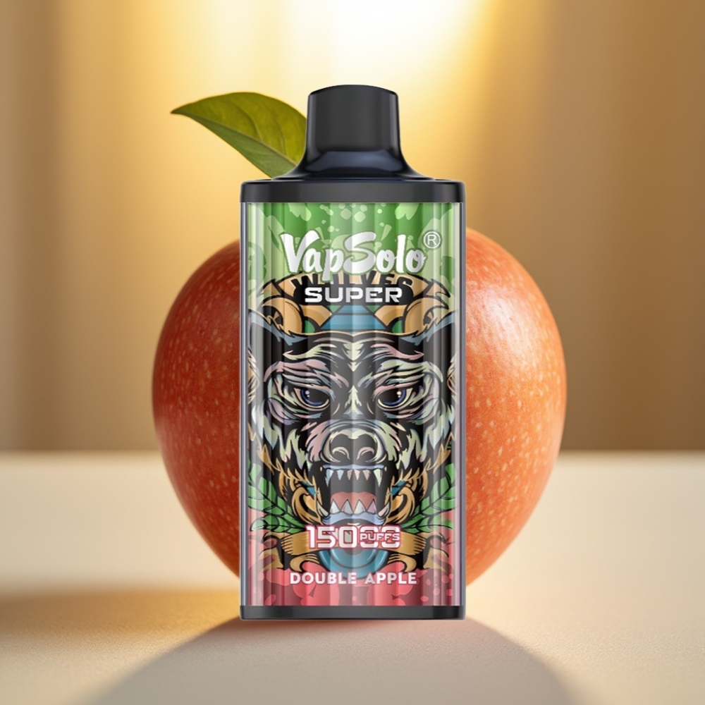 Vapsolo Super 15000 Puffs Double Pomme 40ml 850mAh Type-C