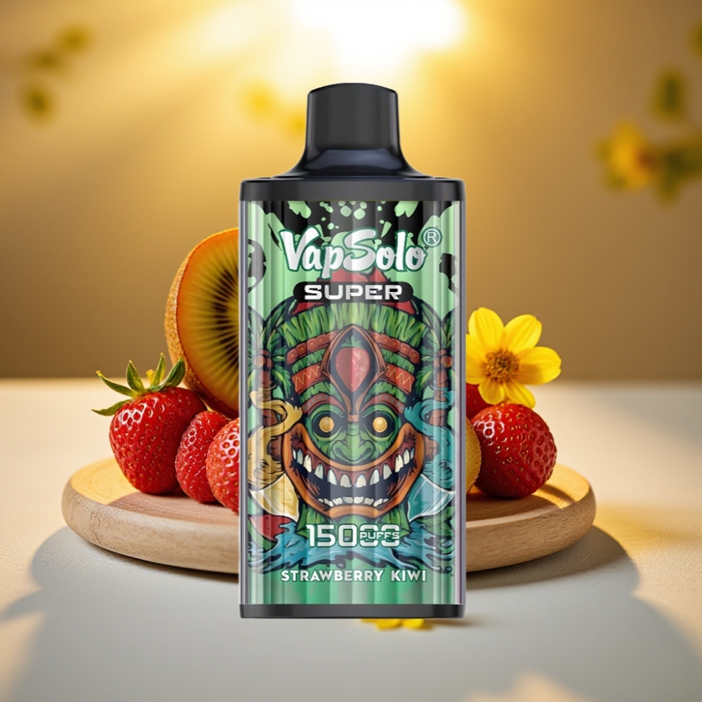 Vapsolo Super 15000 Puffs Fraise Kiwi 40ml 850mAh Type-C