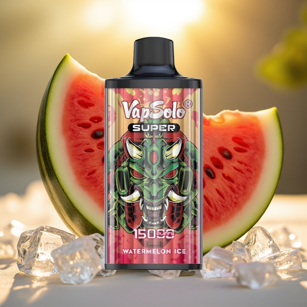 Vapsolo Super 15000 Puffs Pastèque Glacée 40ml 850mAh Type-C