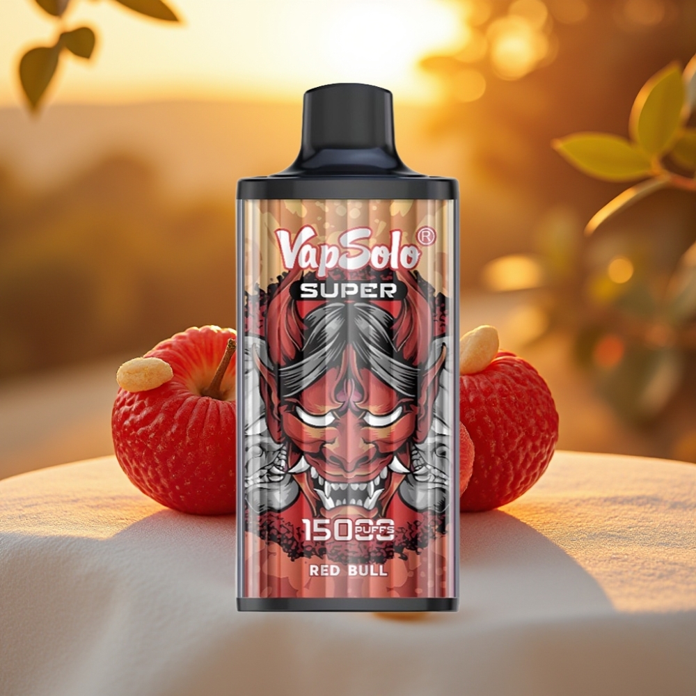 Vapsolo Super 15000 Puffs Red Bull – 40ml, 850mAh, Type-C
