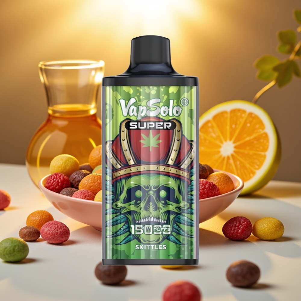 Vapsolo Super 15000 Puffs Skittles 40ml 850mAh Type-C