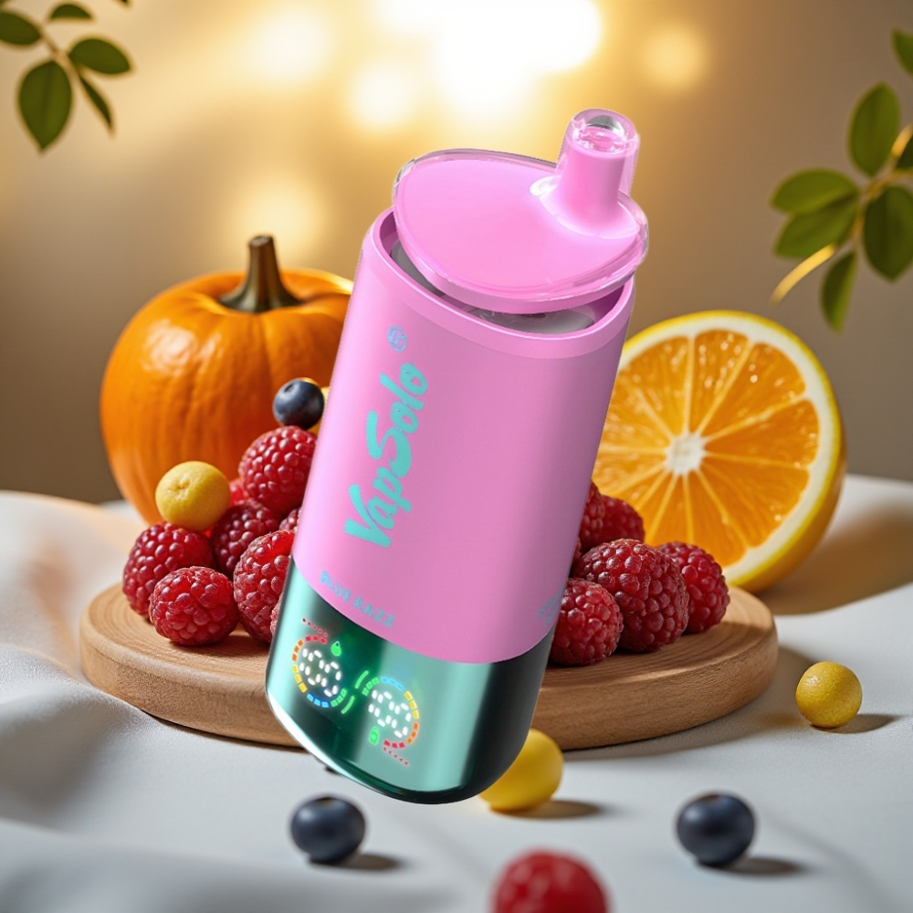VapSolo Triple 30000 Puffs Blue Razz 40ml 20mg/50mg Type-C