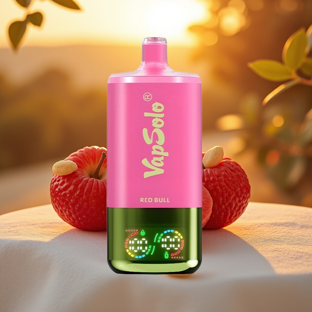 VapSolo Triple 30000 Puffs Red Bull 40ml 20/50mg 3 réservoirs Type-C