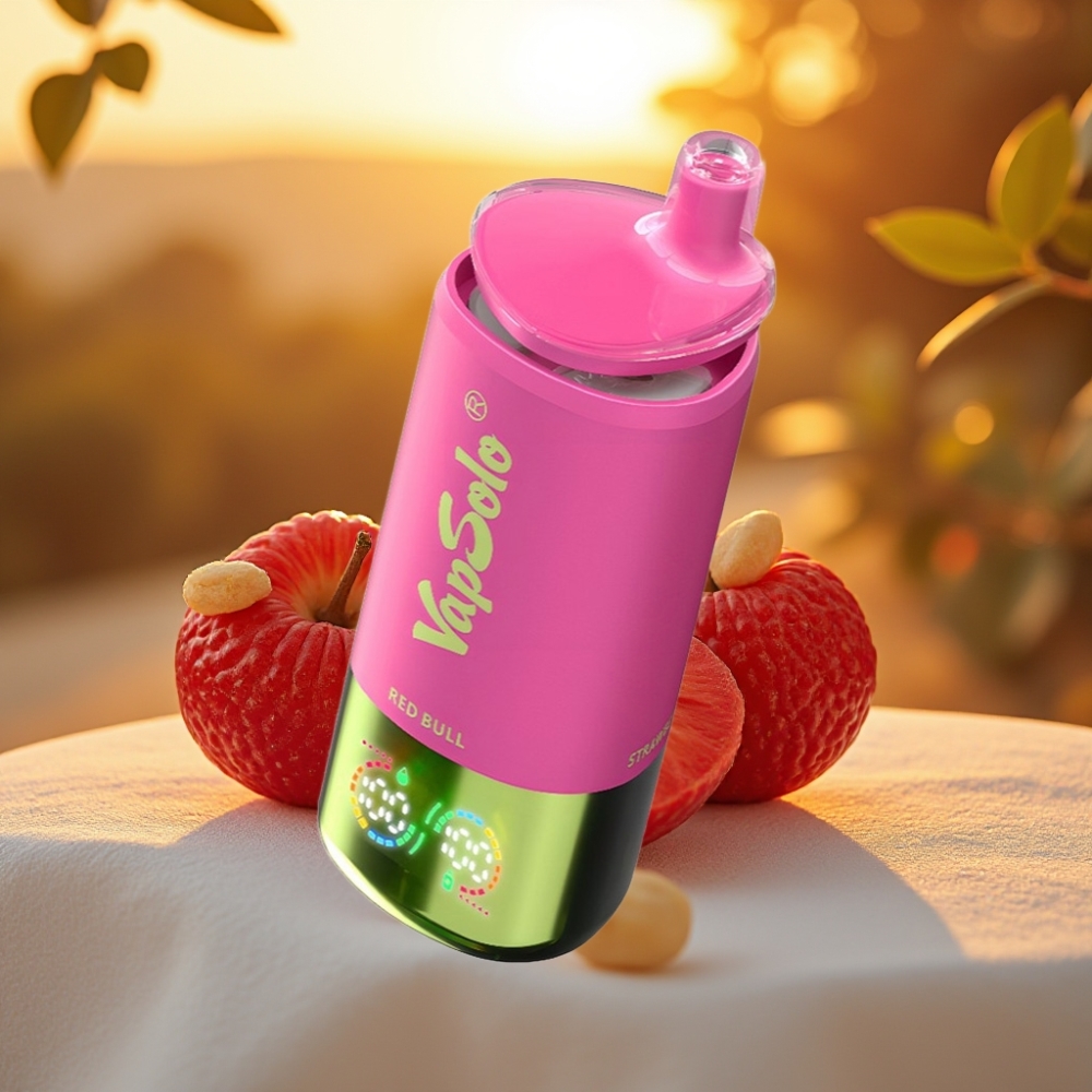 VapSolo Triple 30000 Puffs Red Bull 40ml 20/50mg 3 réservoirs Type-C