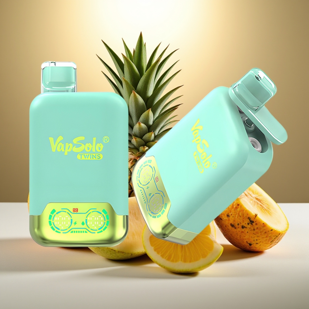 Vapsolo Twins Triple Melon & Ananas Coco 20000 Puffs, 40ml, 20mg/50mg, Type-C