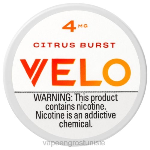 Cigarette Électronique Prix - éclat d'agrumes NHPL35 VELO sachet de nicotine 4mg