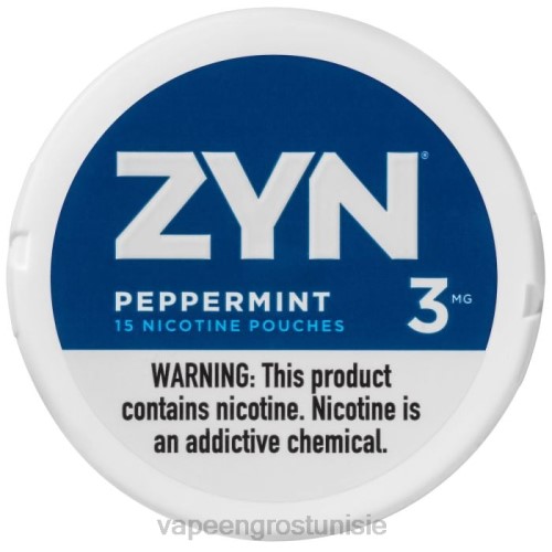 Cigarette Électronique Tunisie - menthe poivrée NHPL28 ZYN sachet de nicotine 3mg