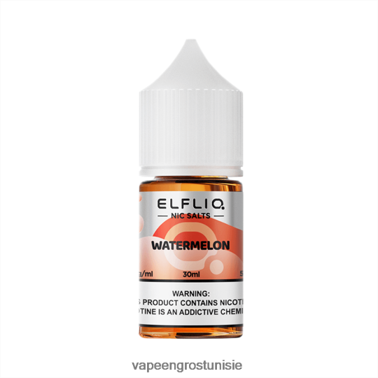 Cigarette Electronique Grossiste - ELFBAR ELFLIQ nic sel 30ml pastèque 4T200N34