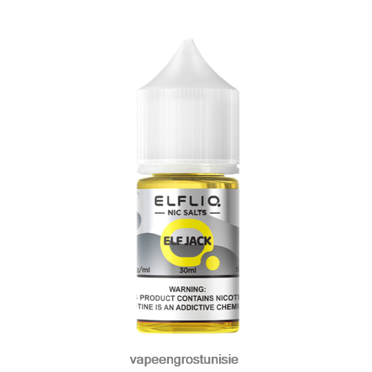 Cigarette Électronique Jetable - ELFBAR ELFLIQ nic sel 30ml Jack elf 4T200N17