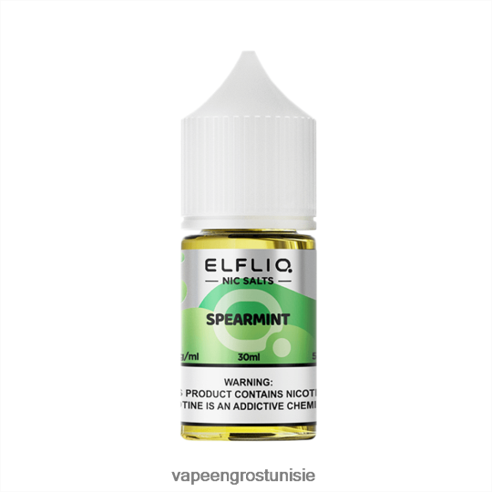 Cigarette Électronique Jetable Prix - ELFBAR ELFLIQ nic sel 30ml menthe verte 4T200N29