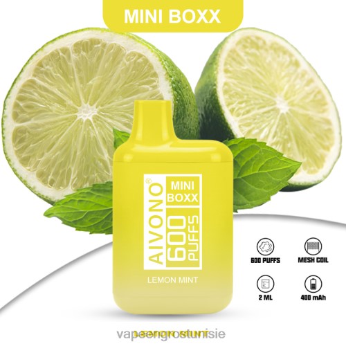 Vapoteuse En Gros - Aivono AIM MINI BOXX 600 menthe citronnée 2D686233