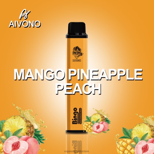 Cigarette Électronique Prix Tunisie - Aivono AIM BINGO 4000 mangue ananas pêche 2D686136