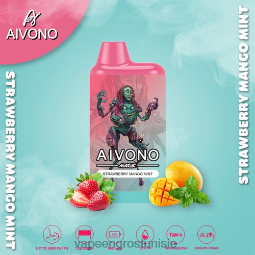fraise mangue menthe
