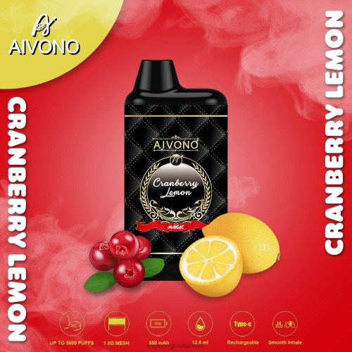 canneberge au citron