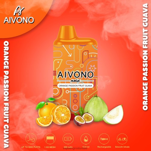 goyave orange fruit de la passion