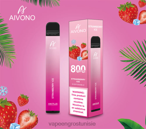 Vapoteuse En Gros - Aivono AIM PLUS 800 glace à la fraise 2D686193