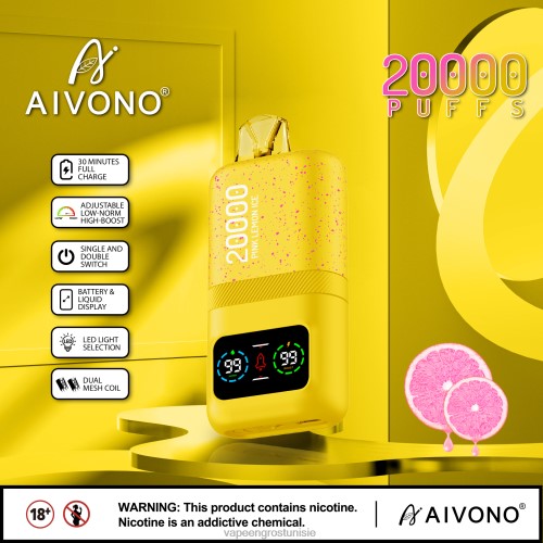 glace au citron rose