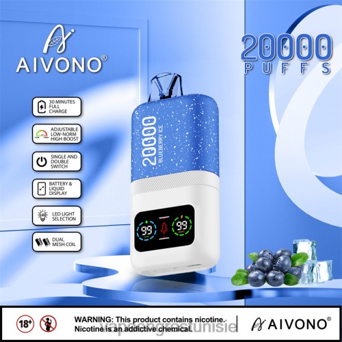 Vapoteuse En Gros - Aivono AIM magic 20000 glace aux myrtilles 2D68673