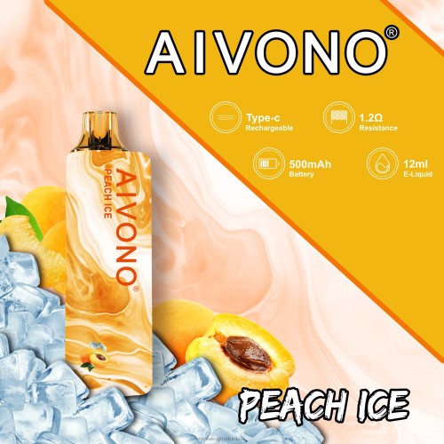 Vapoteuse En Gros - Aivono AIM GUN 7000 glace à la pêche 2D686103
