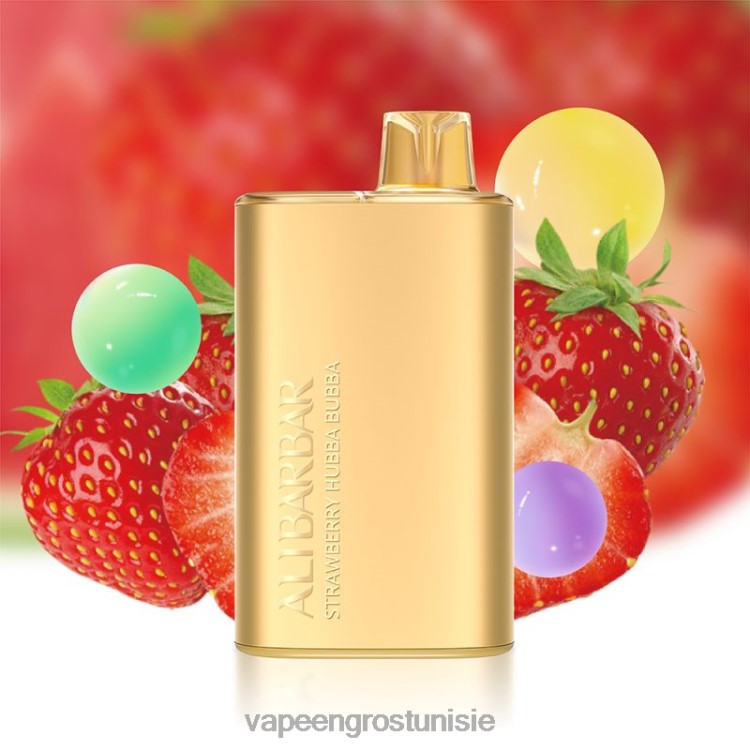 Vape En Gros Tunisie - Alibarbar Rich 8000 vapes jetables Hubba Bubba aux fraises 6N6RB12