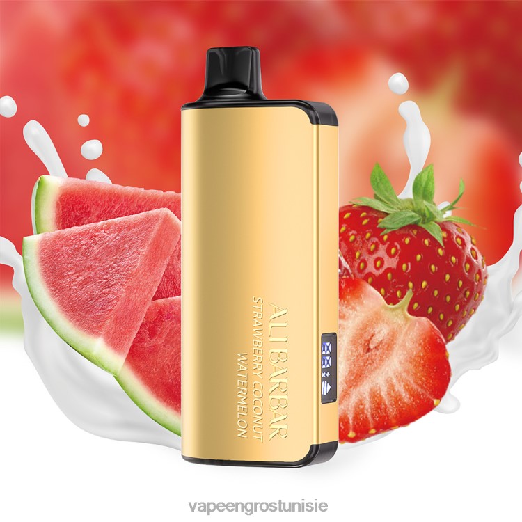 Cigarette Électronique Jetable - Alibarbar Ingot 20000 vapes jetables glace aux raisins 6N6RB37