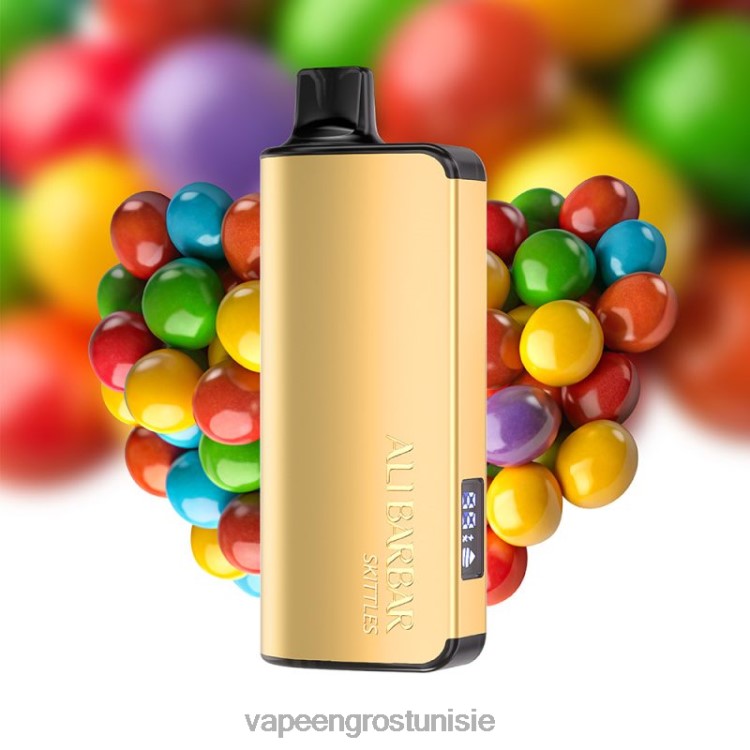 Vape En Gros - Alibarbar Ingot 20000 vapes jetables bonbons arc-en-ciel 6N6RB41