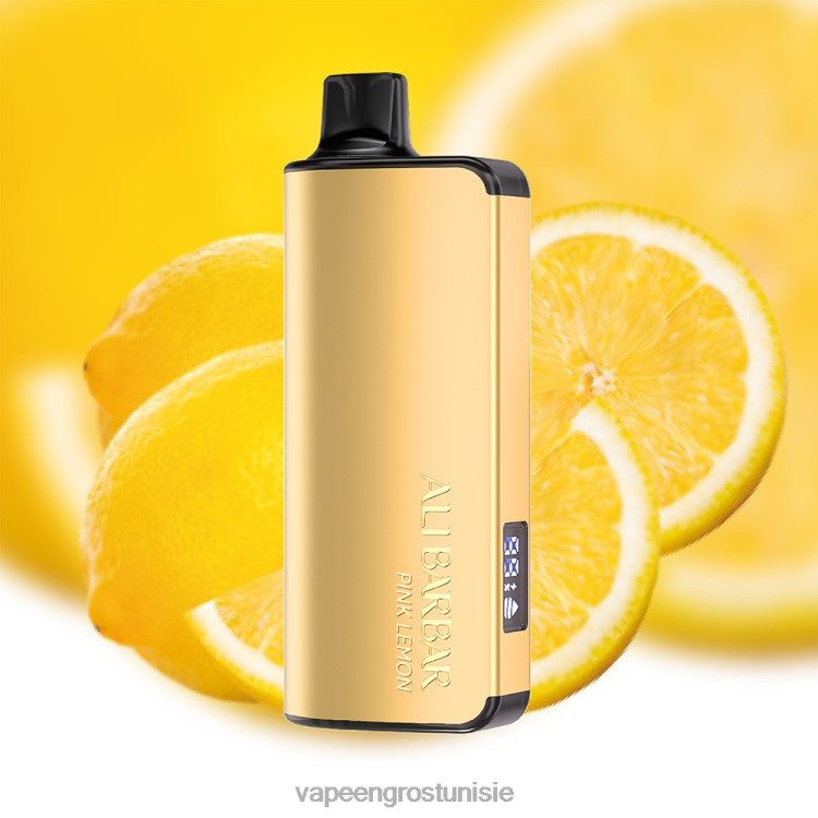 Vapoteuse En Gros - Alibarbar Ingot 9000 vapes jetables citron rose 6N6RB23