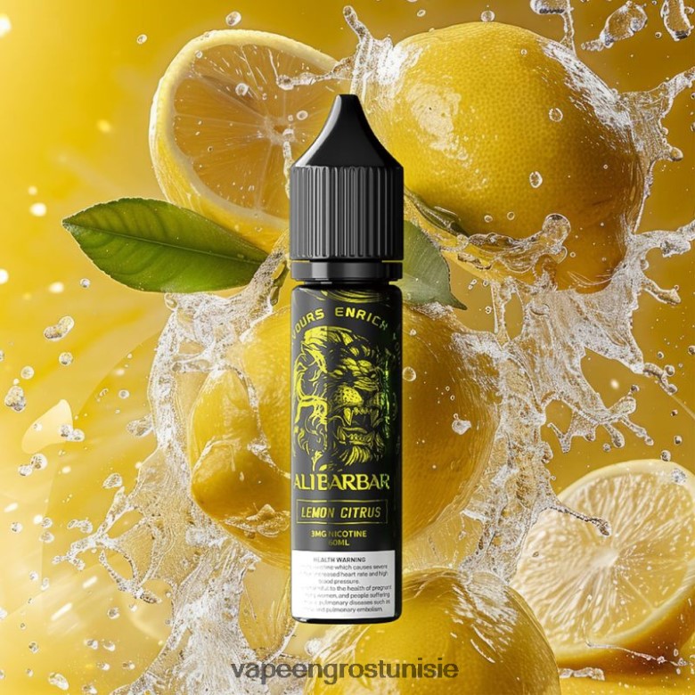 Cigarette Électronique Prix - Alibarbar quai d'onyx de narguilé 88T424108 citron, agrumes