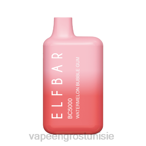 Vapoteuse En Gros - bubble-gum à la pastèque NHPL313 ELFBAR BC5000